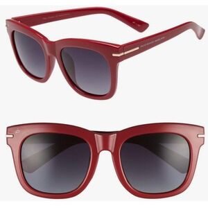 Prive Revaux X Madelaine Burgundy‎ Red Polarized Sunglasses Designer Frames